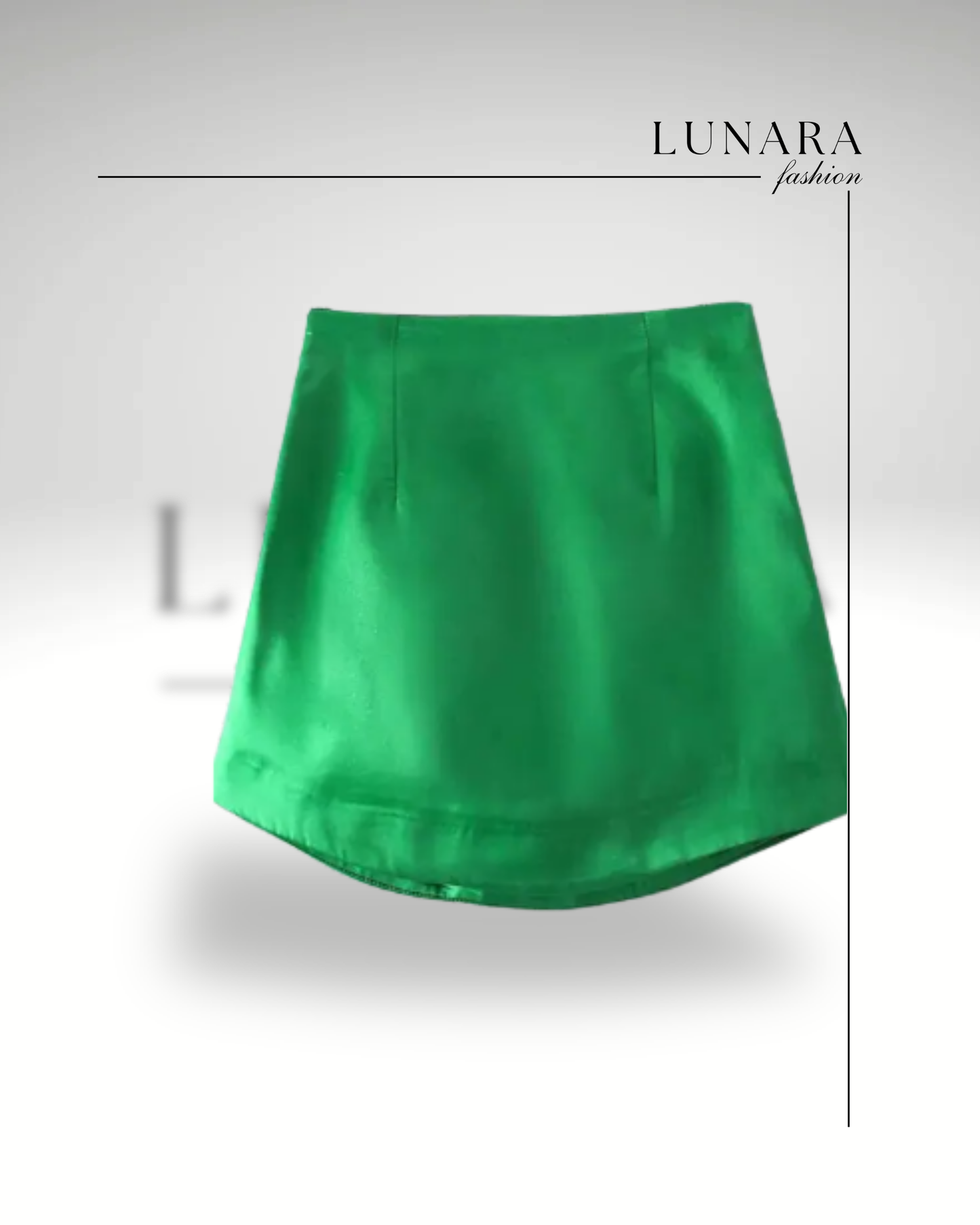 Satin Short Skirt