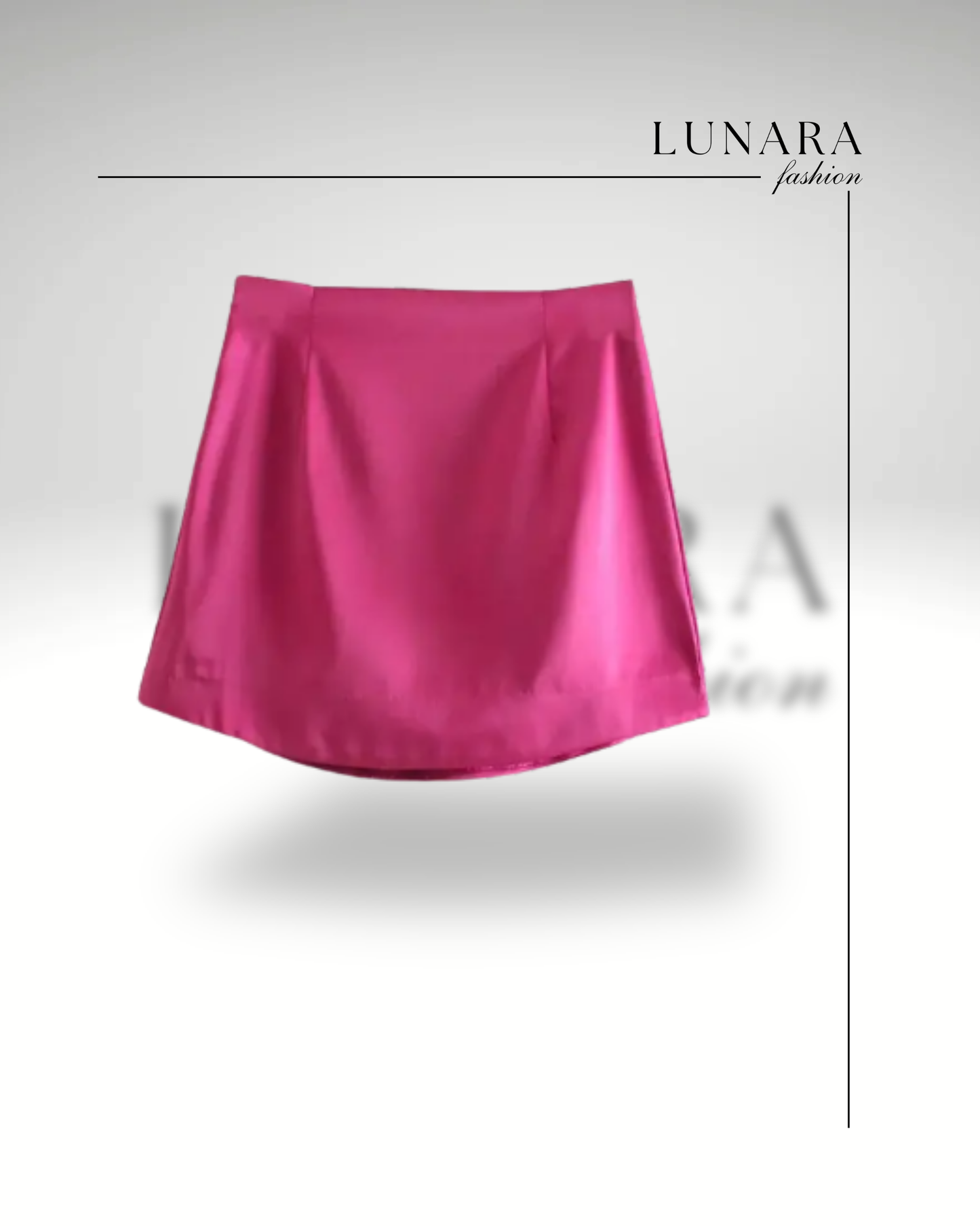 Satin Short Skirt